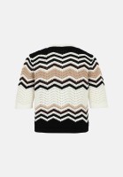 zero Strickjacke mit Zickzackmuster | Betty Barclay