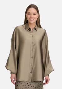 Vera Mont Satin-Bluse mit Kragen