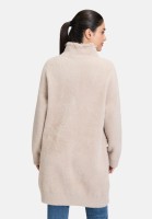 Amber & June Winter-Strickjacke mit aufgesetzter Brusttasche