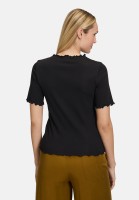 Cartoon Halbarm-Shirt mit Kragen