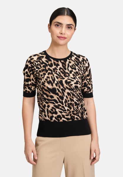Betty Barclay Feinstrickpullover mit Animalprint