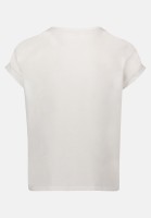 Cartoon Printshirt mit Ärmelaufschlag