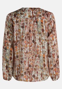 Cartoon Blusenshirt mit Muster