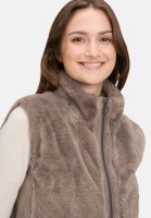 Betty Barclay Plüschweste mit Reißverschluss