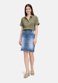 Betty Barclay Jeansrock mit Fransen