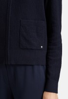 BETTY & CO Strick-Cardigan mit Reißverschluss