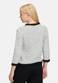 BETTY & CO Strickpullover mit Fransen