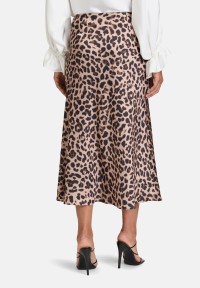 Vera Mont Satinrock mit Leoprint