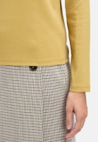 Cartoon Langarm-Shirt mit Kragen
