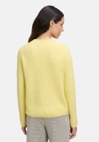 Cartoon Strickpullover mit Stehkragen