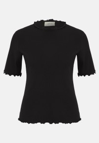 Cartoon Halbarm-Shirt mit Kragen
