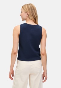 BETTY & CO Strickweste mit Knopfleiste