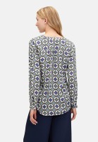 Cartoon Casual-Bluse mit Knöpfen