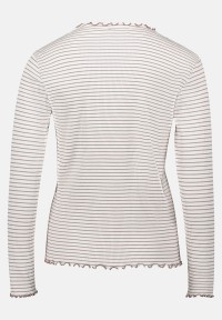 Cartoon Langarm-Shirt mit Kragen