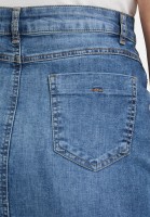 Cartoon Jeansrock mit Waschung