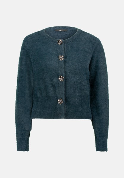 zero Strickjacke mit Blumenknöpfen | Betty Barclay