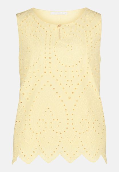BETTY & CO Spitzenbluse ohne Arm