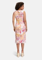 Cartoon Jerseykleid mit Raffung