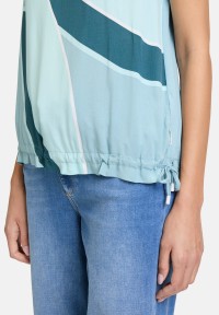 BETTY & CO Patchwork-Shirt mit Print