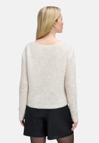 BETTY & CO Strickpullover mit Pailletten