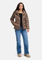 Cartoon Steppjacke mit abnehmbarer Kapuze