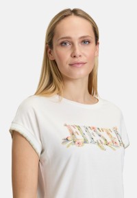 Cartoon Casual-Shirt mit Rundhalsausschnitt