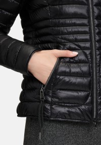 Cartoon Steppjacke mit Reißverschlusstaschen