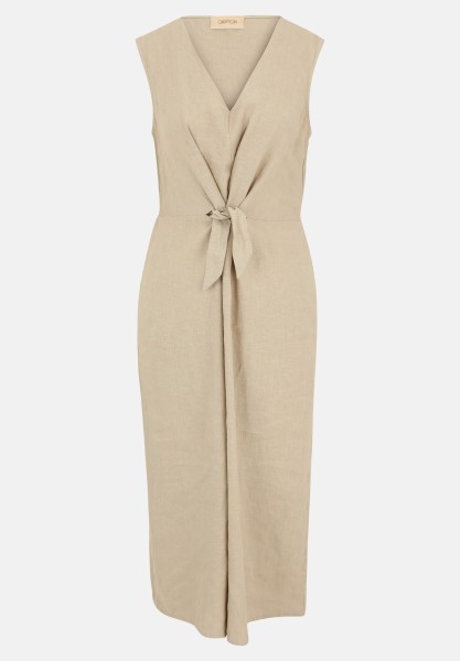 Cartoon Leinenkleid mit Cut-Outs