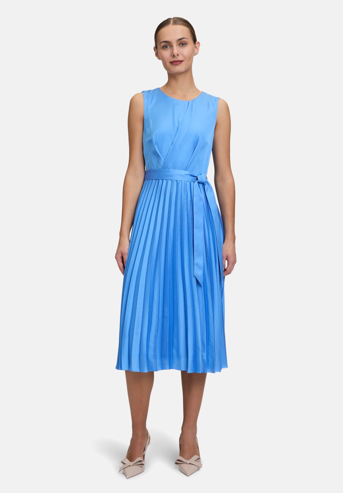 BETTY & CO Chiffonkleid mit Plissee