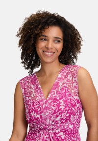 Cartoon Midikleid ohne Arm
