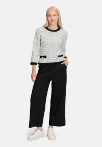 BETTY & CO Strickpullover mit Fransen