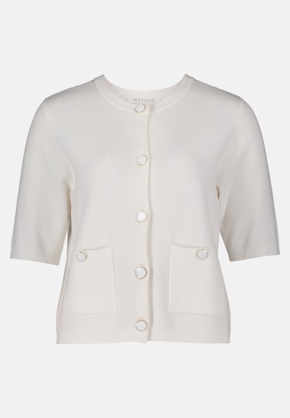 BETTY & CO Strick-Cardigan mit Knopfleiste
