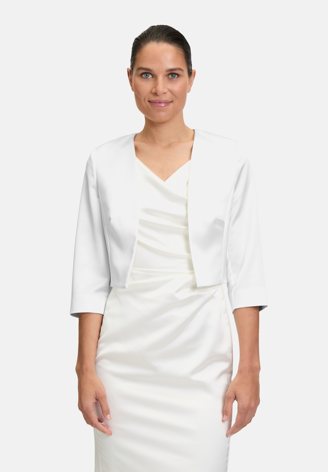 Vera Mont Bolero-Jacke mit Kellerfalten