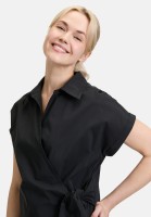 Cartoon Wickelkleid mit Taschen