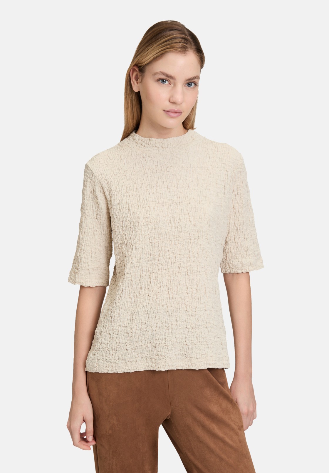 Betty Barclay Strukturshirt mit Stehkragen