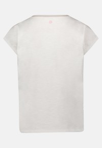 Cartoon Rundhals-Shirt mit Placement