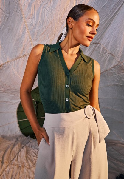 zero Jerseytop mit Knopfleiste | Betty Barclay