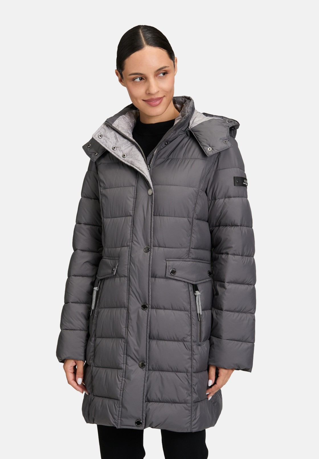 Betty Barclay Steppjacke mit abnehmbarer Kapuze