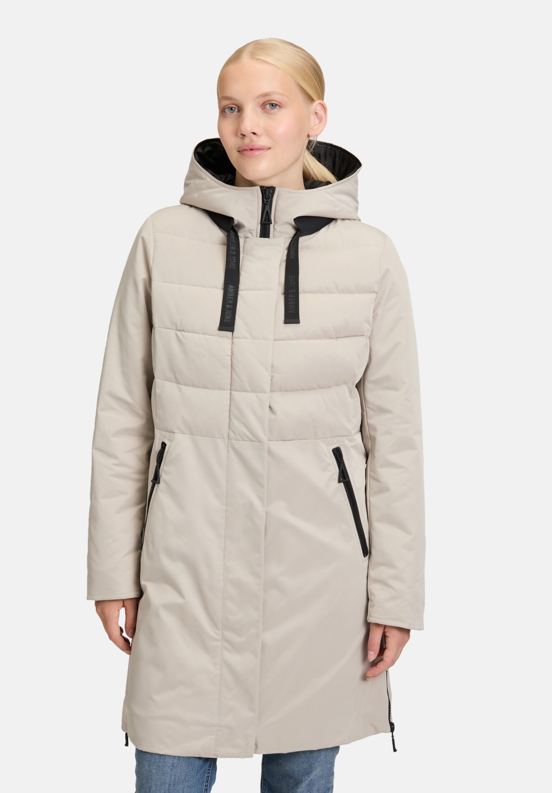 Amber & June Winterjacke Kunstdaune