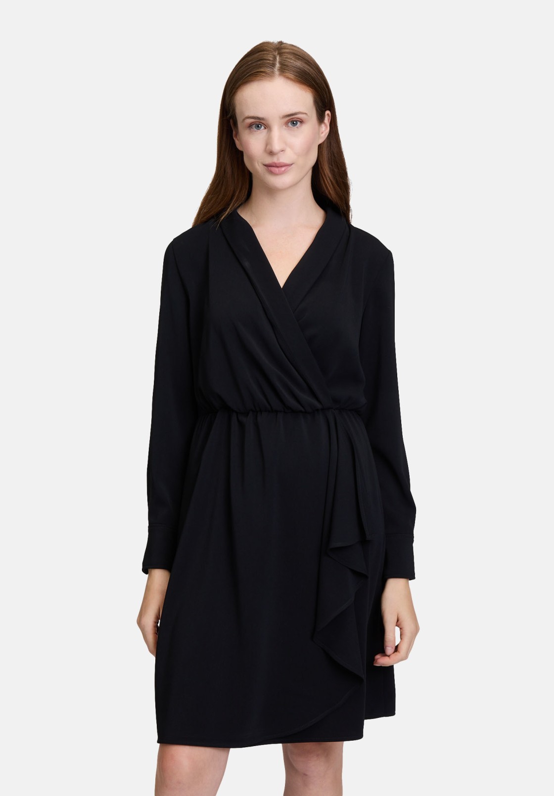 Cartoon Wickelkleid mit Volant