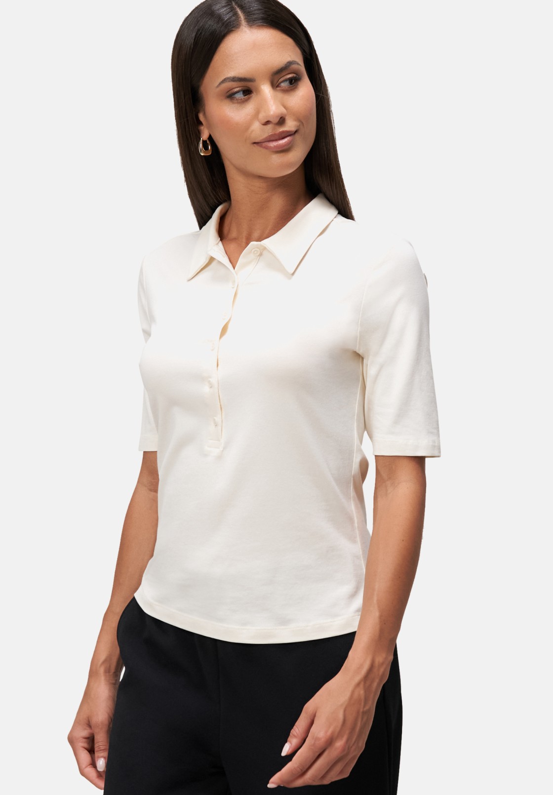 zero Poloshirt mit Knopfleiste | Betty Barclay
