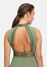 Vera Mont Cocktailkleid mit Spitzeneinsatz
