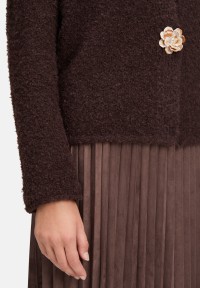 Cartoon Cardigan mit Kragen
