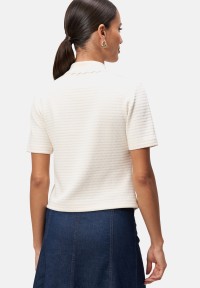 zero Strick-Poloshirt mit Knopfleiste | Betty Barclay