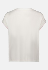 Cartoon Printshirt mit Rundhalsausschnitt