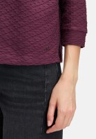 BETTY & CO Strukturshirt mit Rundhalsausschnitt