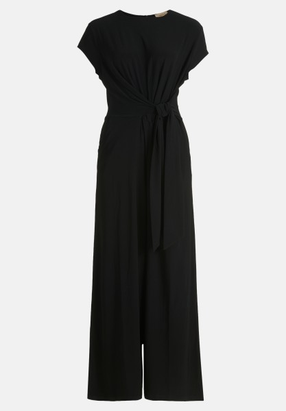 Cartoon Jumpsuit mit Bindegürtel