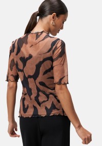 zero Mesh-Shirt mit Wellensaum | Betty Barclay