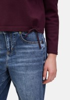 Cartoon Strickpullover mit Rundhalsausschnitt