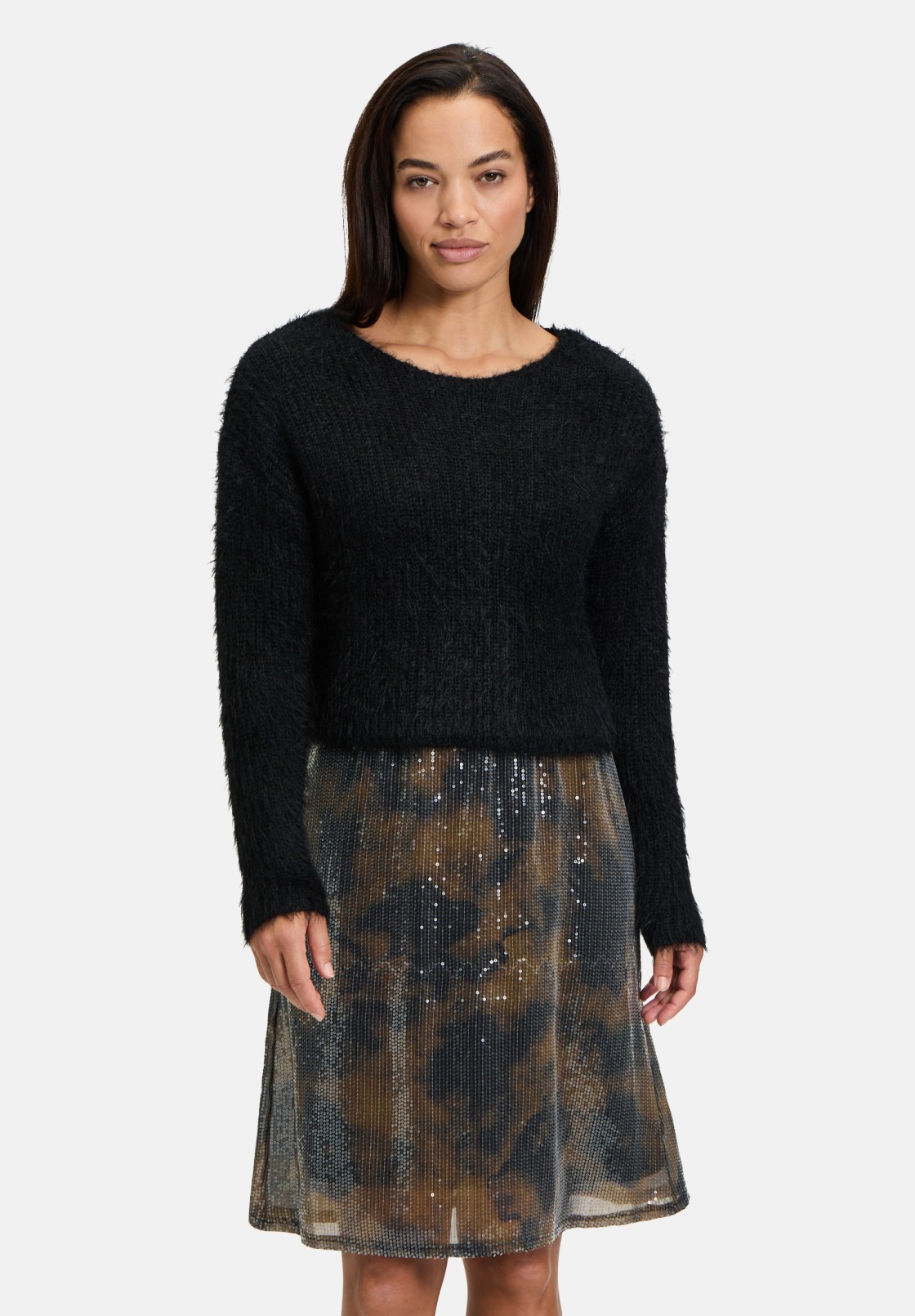Cartoon Pailletten-Kleid 2er Set